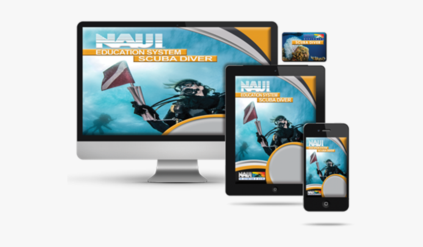 0000308 Scuba Diver Digital Plus Nes 600 - Naui Elearning, HD Png Download