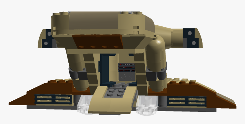 The Big Upper Turret Also Has An Hatch On The Top So - Lego Star Wars Mortar Tank, HD Png Download