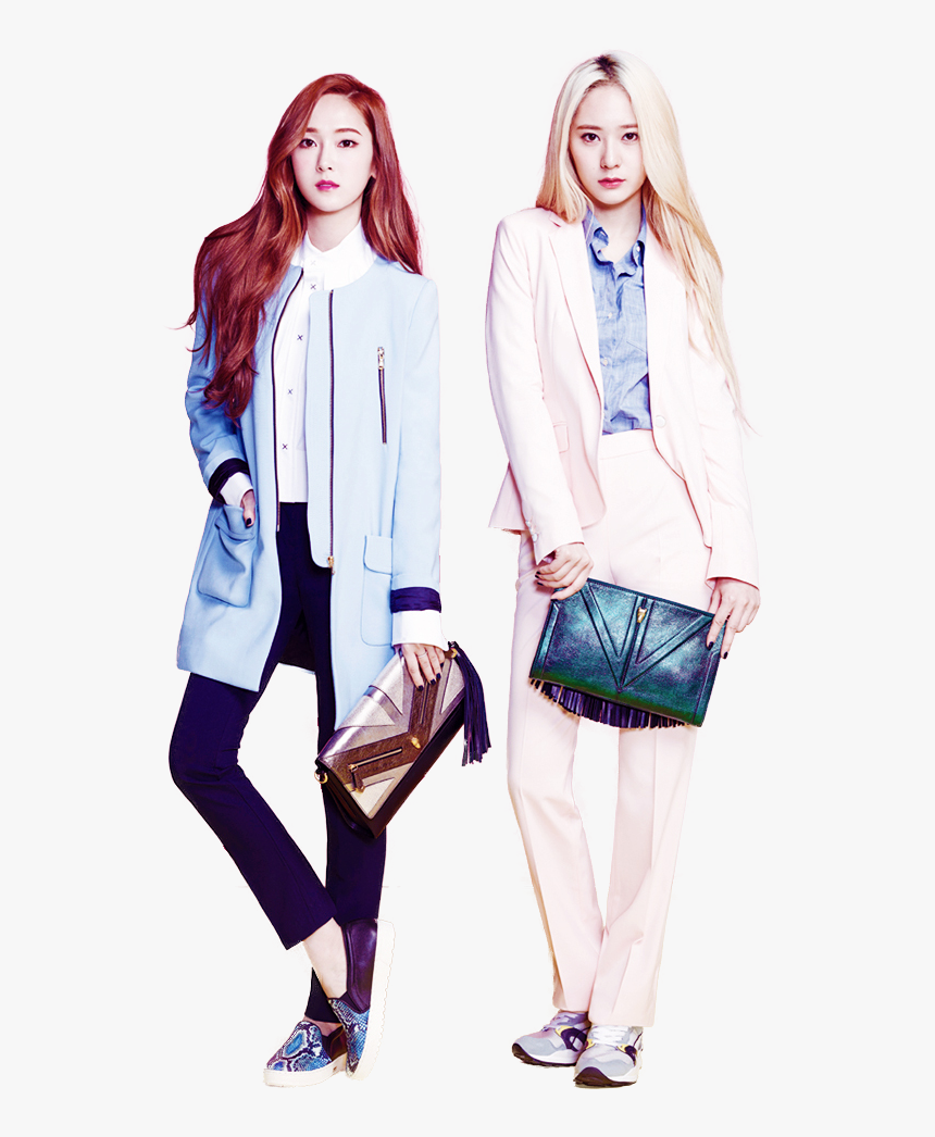 #krystal #jessica #jessicajung #jessicaandkrystal #jungsisters - Krystal Jung And Jessica Jung 2014, HD Png Download