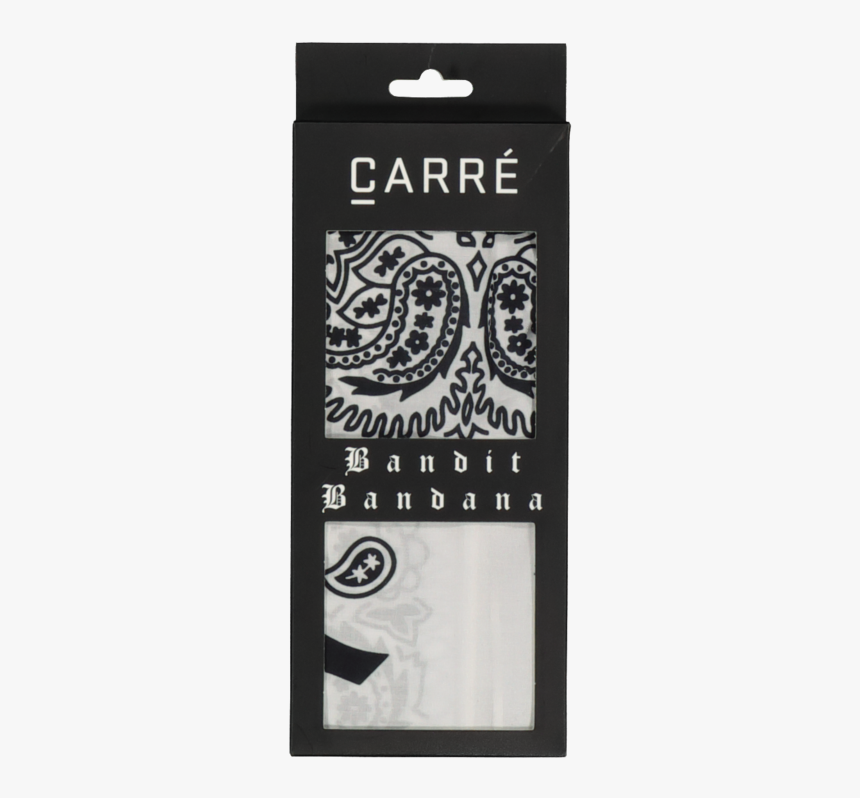 Carré Bandit Bandana White - Emblem, HD Png Download
