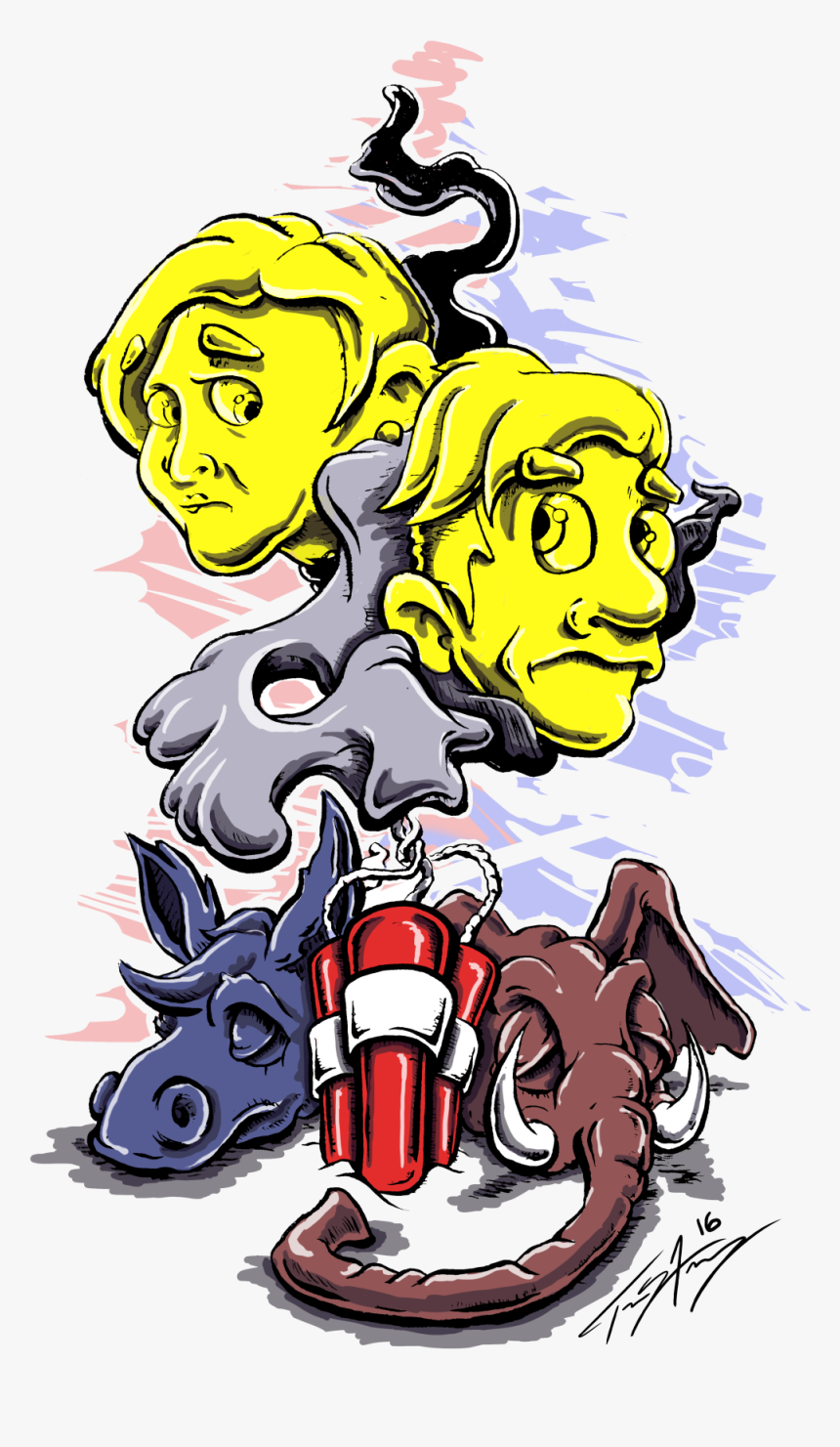 Travis Bradley Third Party Illustration 
 Class Img - Cartoon, HD Png Download