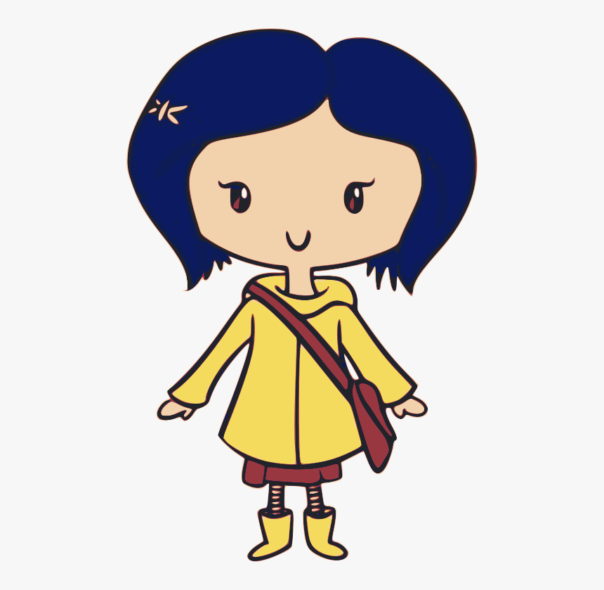 Coraline Clipart , Png Download - Coraline Yellow Raincoat, Transparent Png