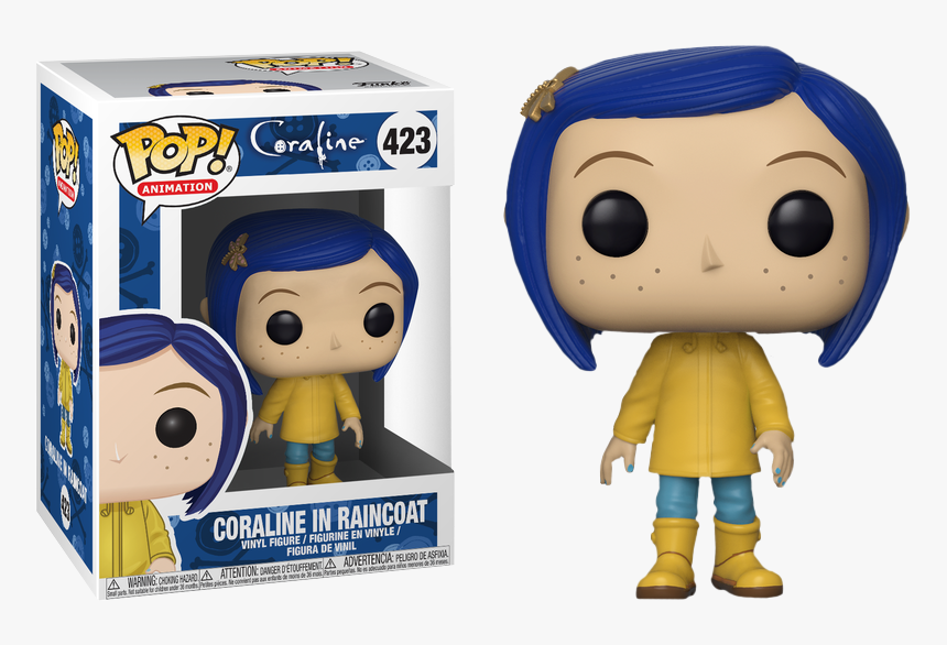 Transparent Advertencia Png - Funko Coraline In Raincoat, Png Download