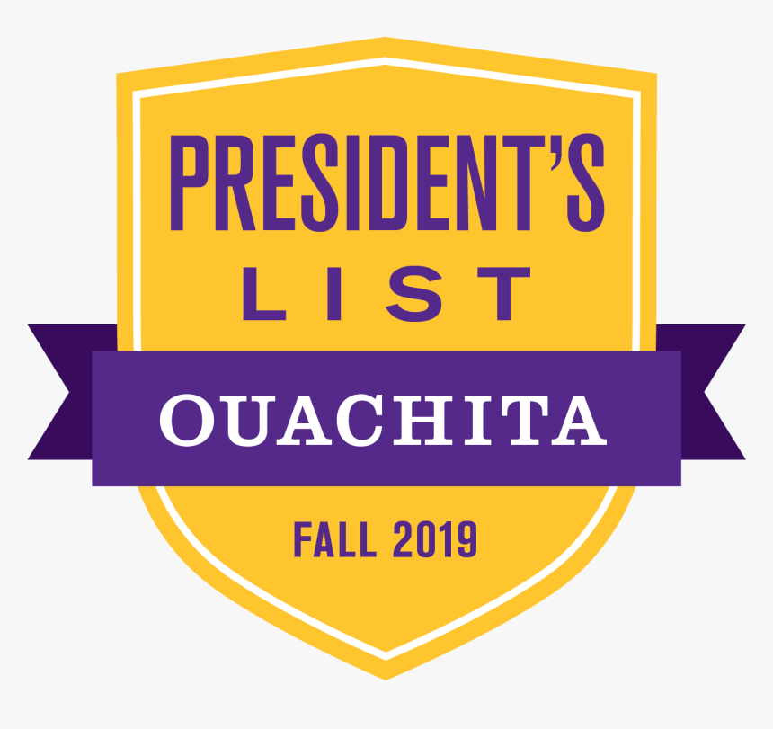 Ouachita President S List Badge - Graphic Design, HD Png Download