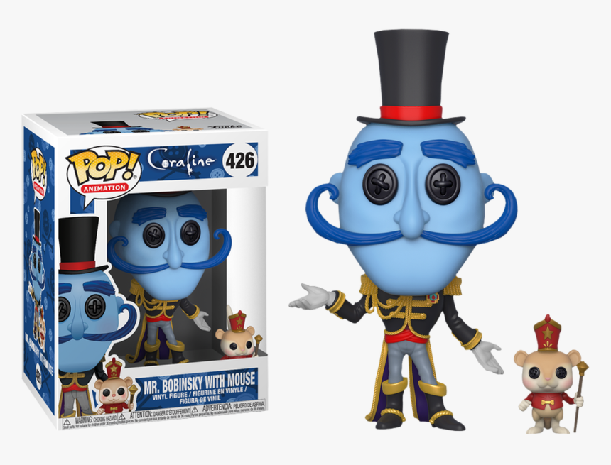 Mr Bobinsky With Mouse Pop Vinyl Figure, HD Png Download