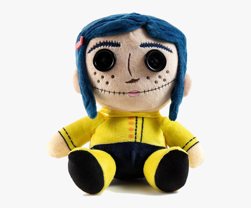 Coraline With Button Eyes Phunny Plush By Kidrobot - Coraline Peluche, HD Png Download