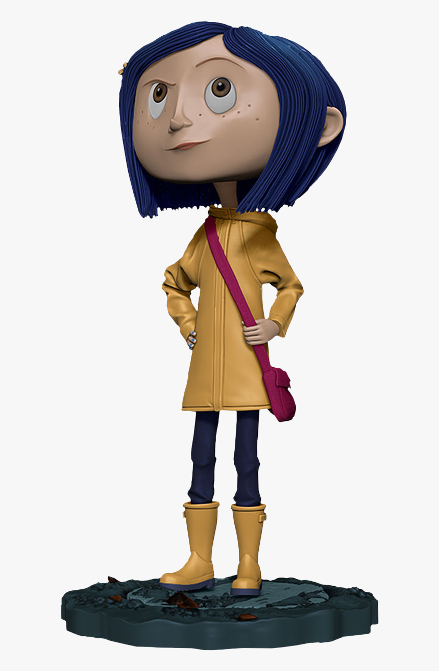 Coraline Head Knocker Bobble Head - Coraline Head Knocker Coraline, HD Png Download