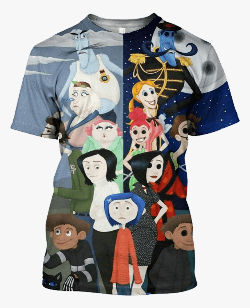 Gearhuman 3d Coraline And The Secret World Hoodies - Coraline Sew Buttons On Her Eyes Fanfiction, HD Png Download