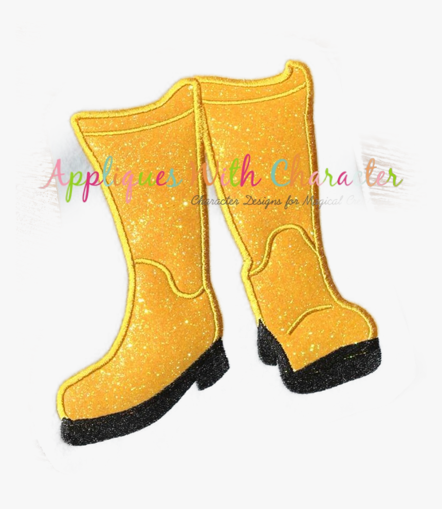 Cori Boots Applique Design - Snow Boot, HD Png Download