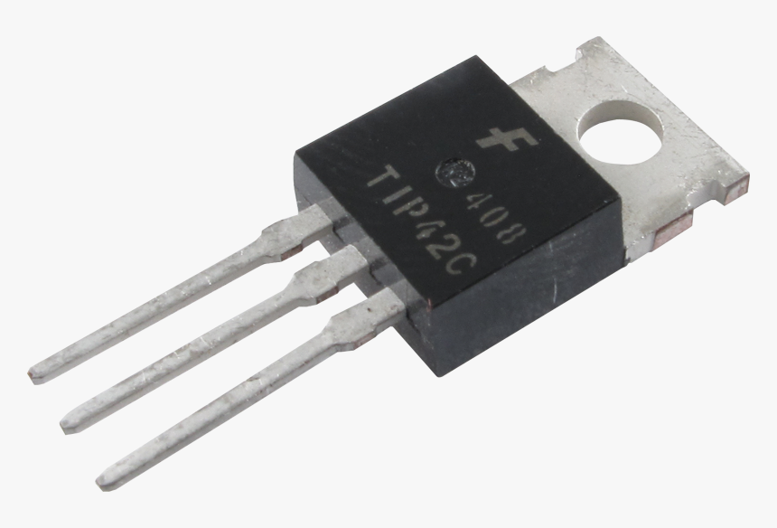 Tip42c, Pnp Epitaxial Transistor Image - Tip41c Npn Transistor, HD Png Download