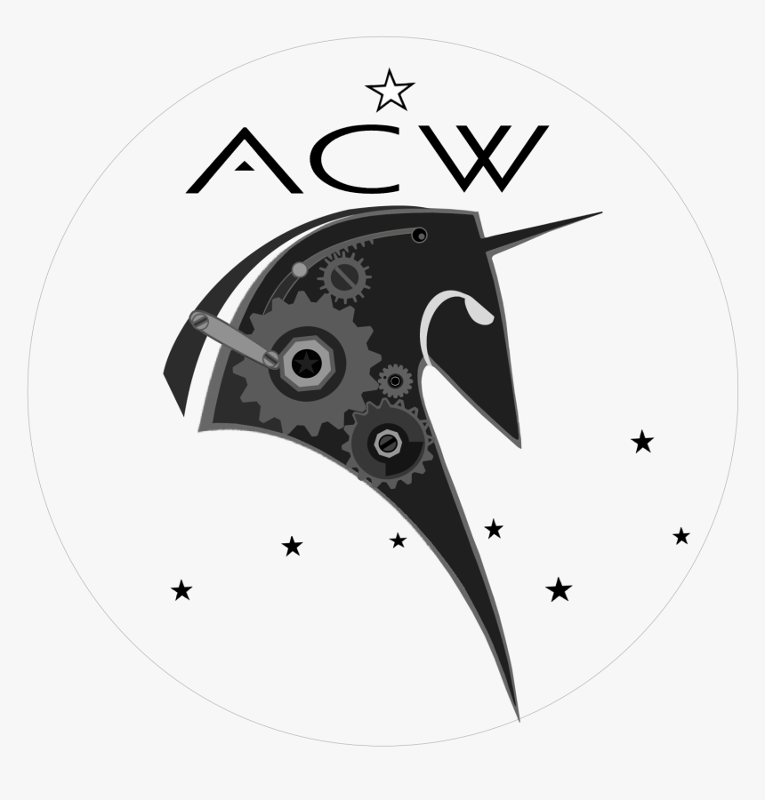Unicorn Withgears Acw Logo - Circle, HD Png Download