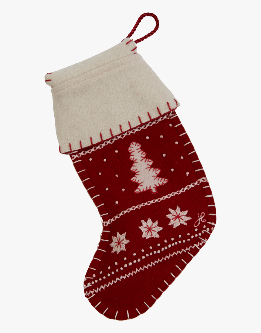 Real Christmas Stocking Png, Transparent Png