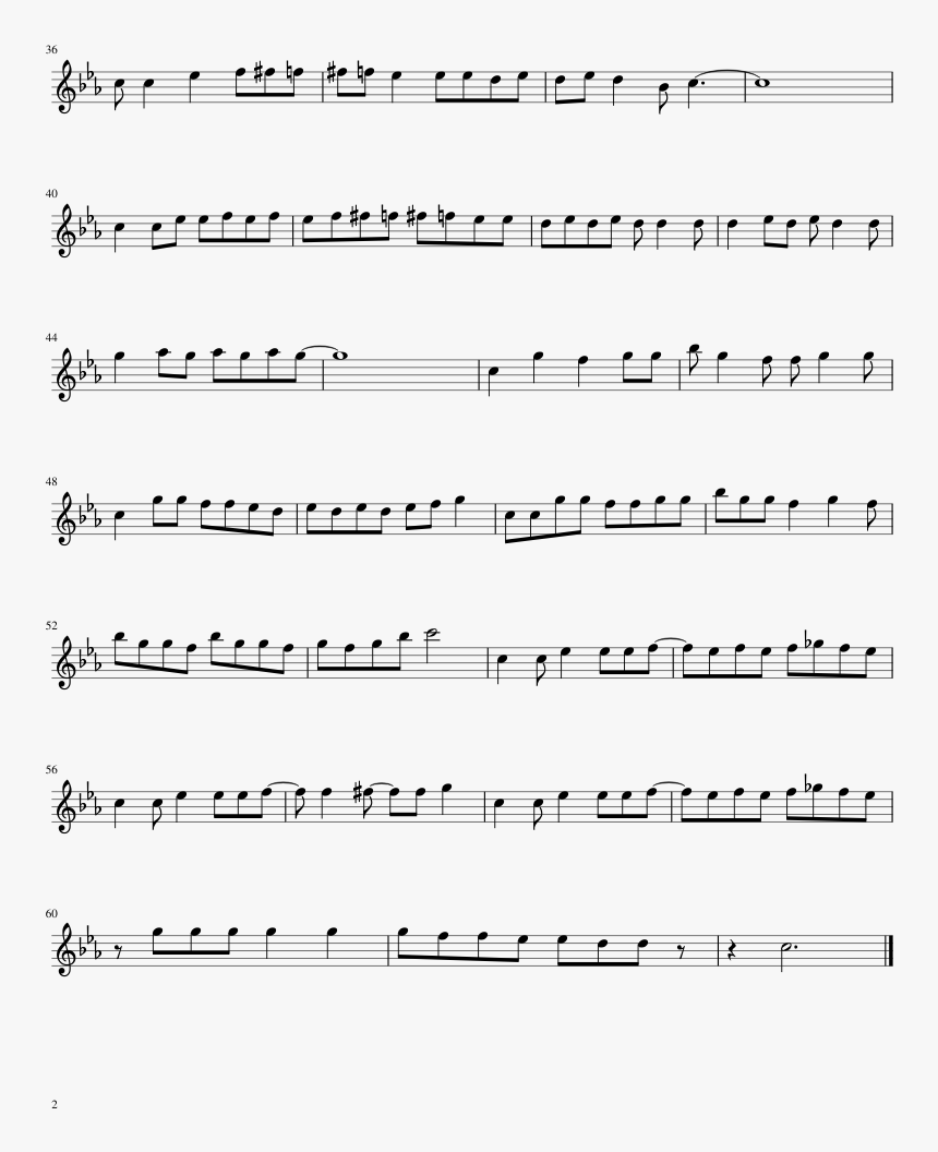 Partition You Raise Me Up Trompette, HD Png Download