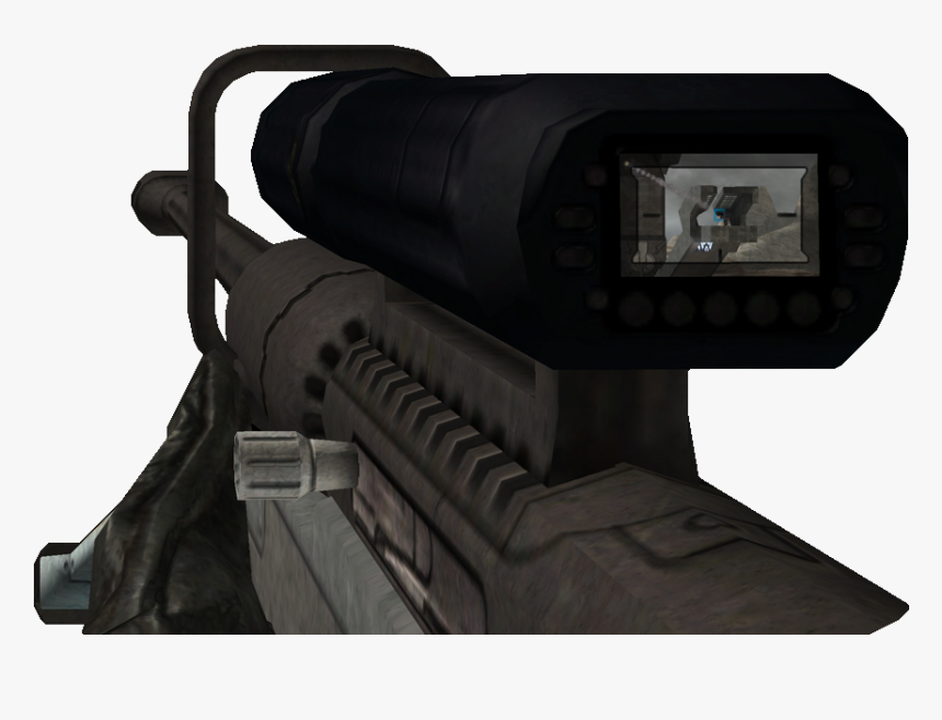 The M7s Smg Has A Red-dot Visor, The Zoom Doesn T - Halo Sniper First Person, HD Png Download
