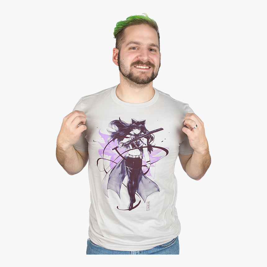 Rwby Vintage Blake Belladonna Tee Rwby Vintage Blake - Illustration, HD Png Download