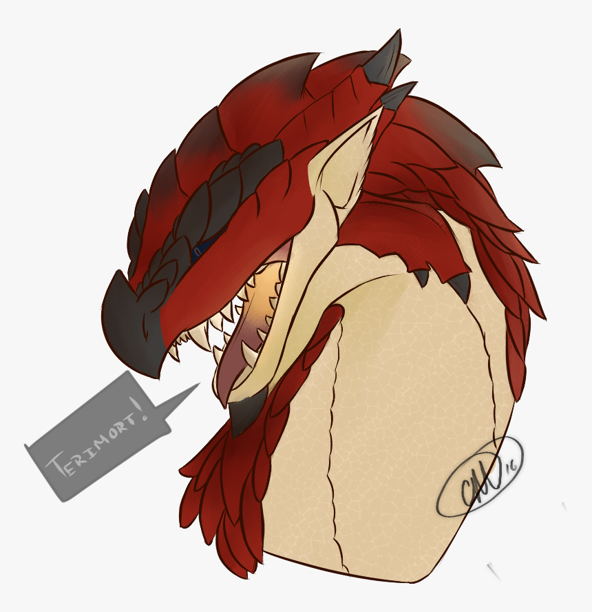Cartoon Rathalos, HD Png Download
