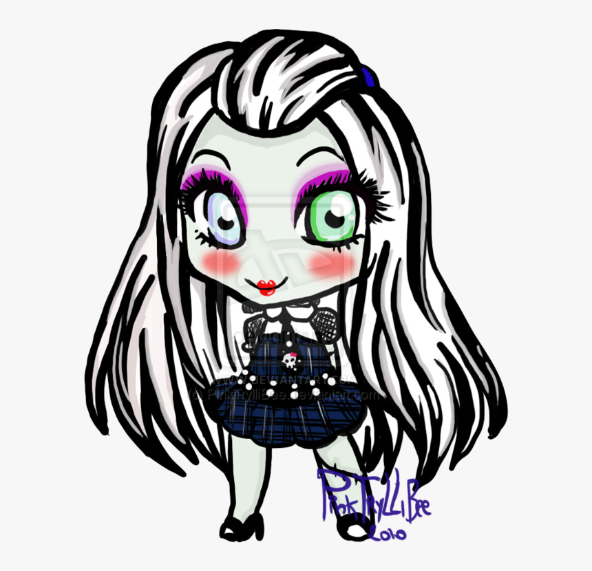 Chibi Frankie - Monster High Frankie Chibi, HD Png Download