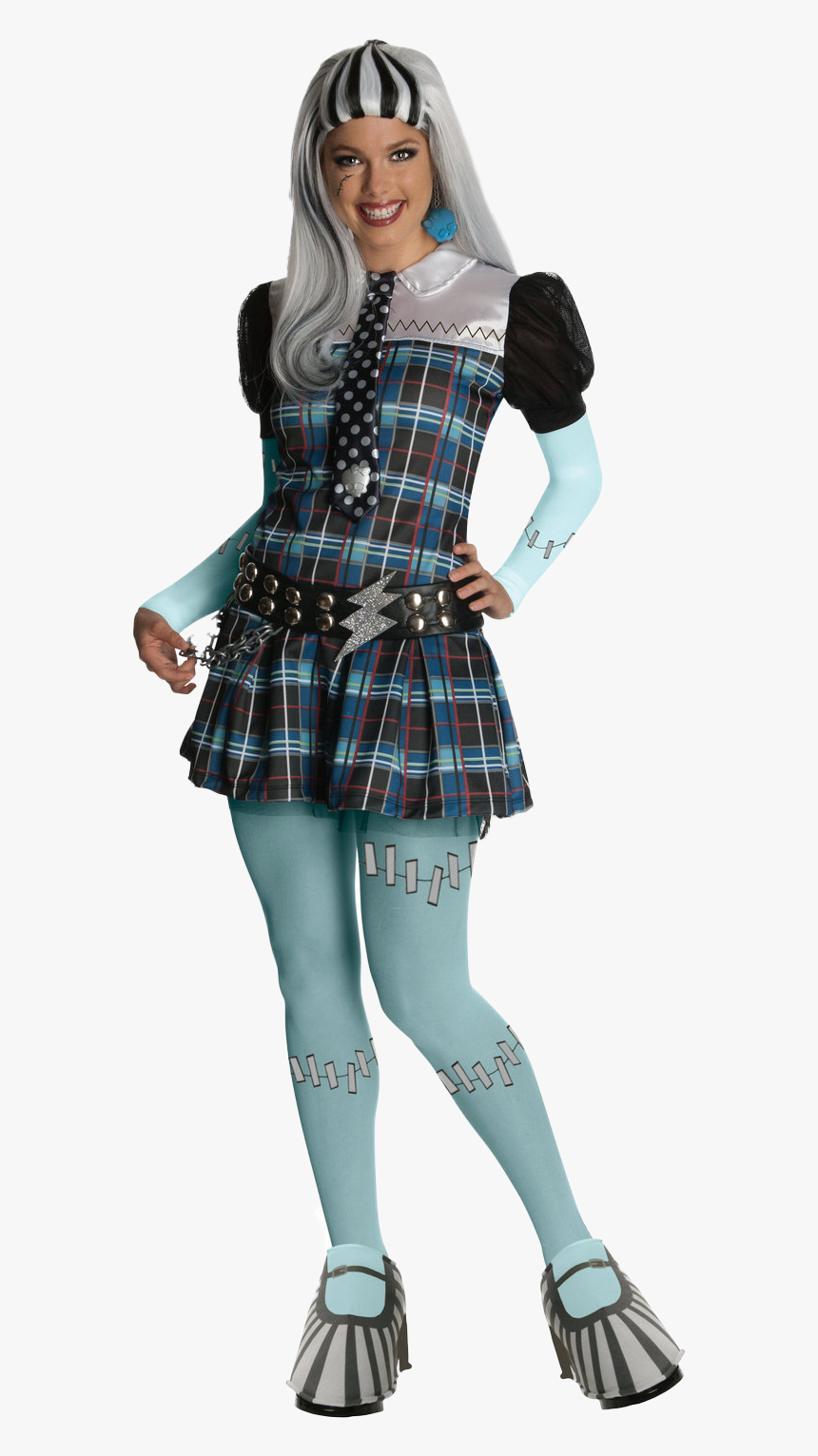 Ladies Frankie Stein Costume - Monster High Frankie Costume Adult, HD Png Download