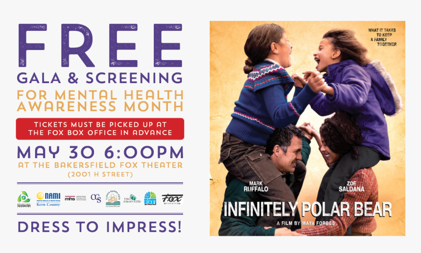 Infinitely Polar Bear Movie Poster, HD Png Download