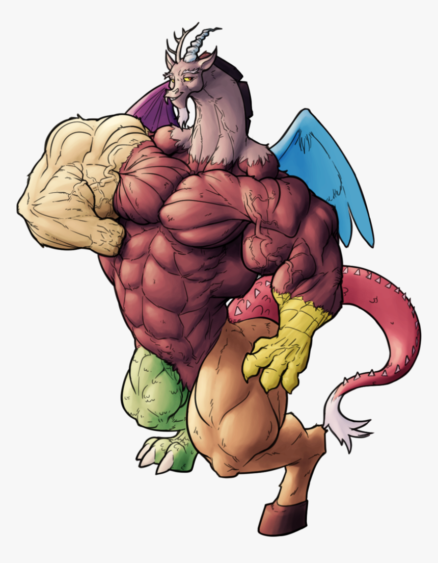 Furry, Buff, Colored, Deltscord, Discord, Fetish, Muscle - Muscle Furry, HD Png Download