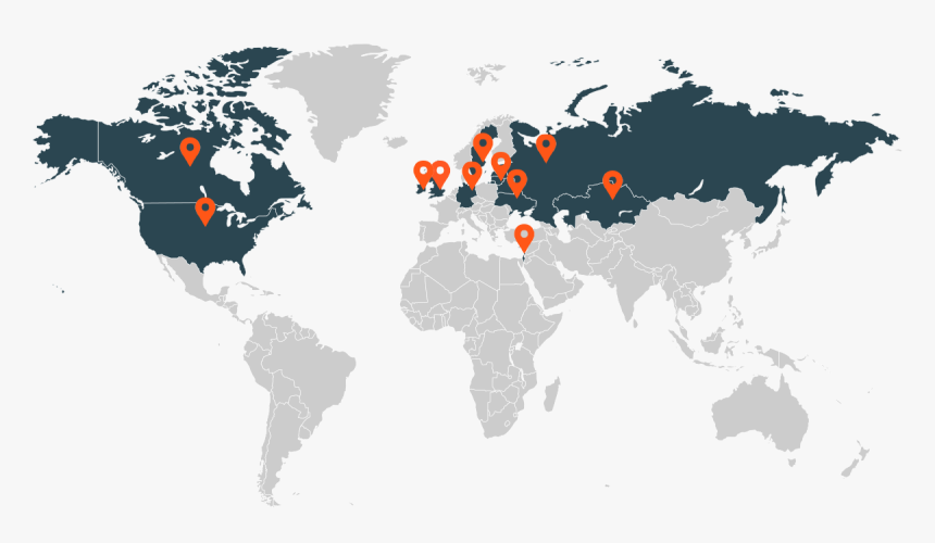 China And Europe Map, HD Png Download