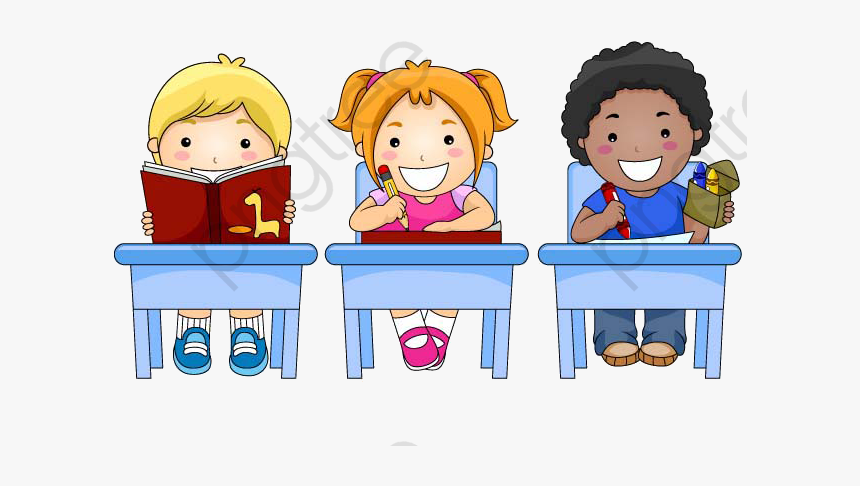 Attend Class, Child, Reading Png Transparent Image - Reading And Writing Clipart, Png Download
