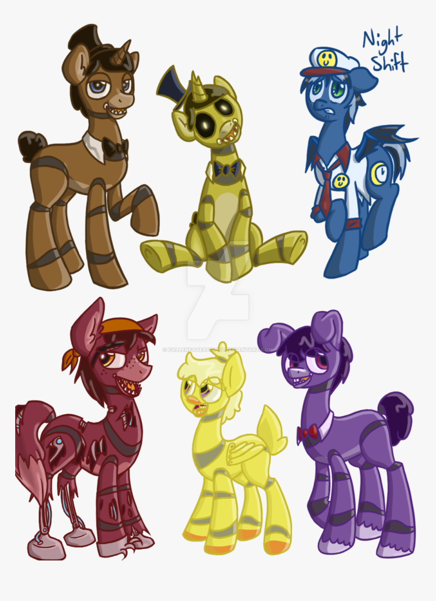 Fallenfateadopts, Bonnie, Chica, Five Nights At Freddy - Freddy Pony, HD Png Download