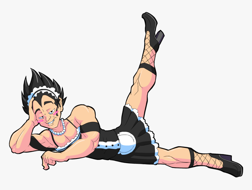 Vegeta Leg Joint Cartoon Human Leg Thigh Arm - Goku And Vegeta Wrestling, HD Png Download