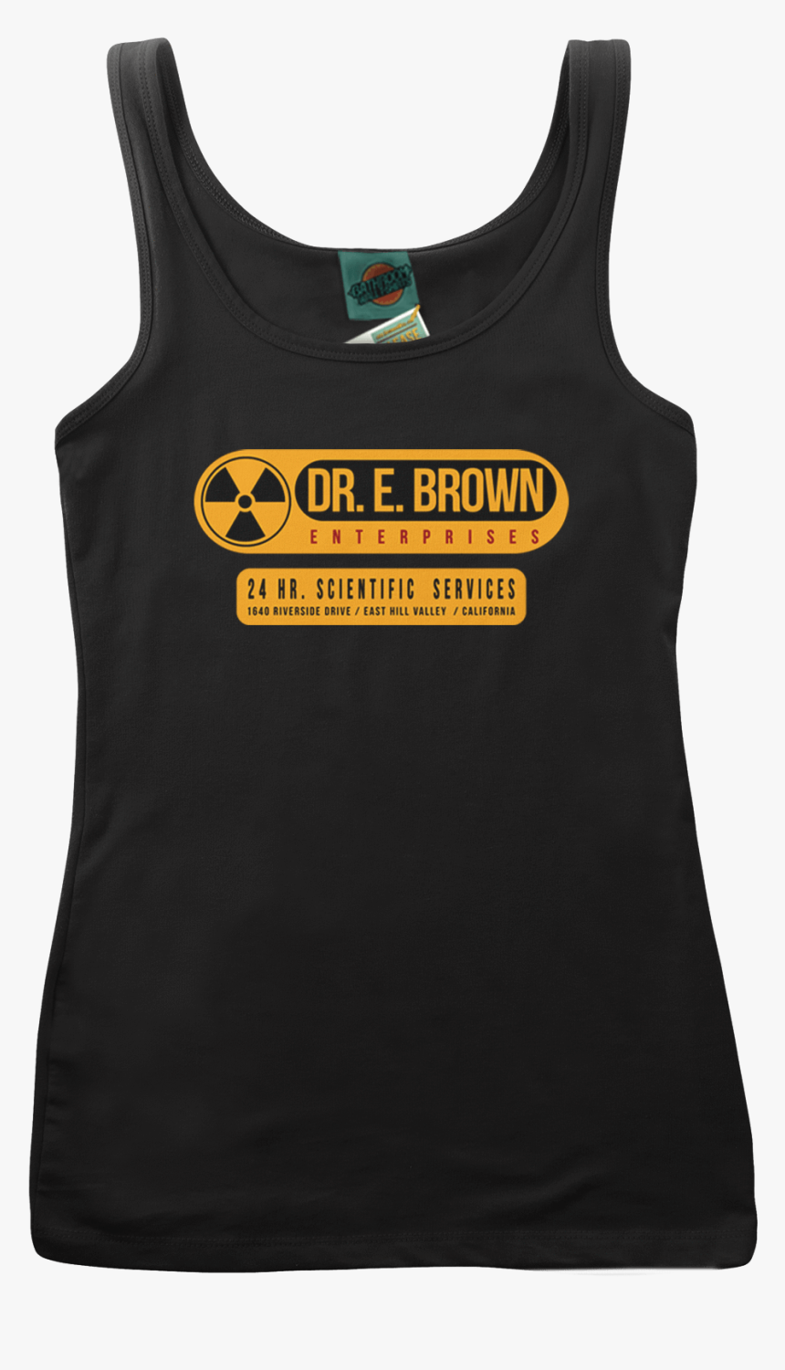 Back To The Future Inspired Doc Brown T-shirt , Png - Active Tank, Transparent Png