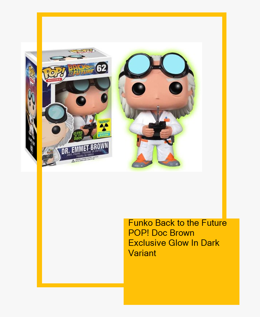 Dr Emmett Brown Funko Pop, HD Png Download