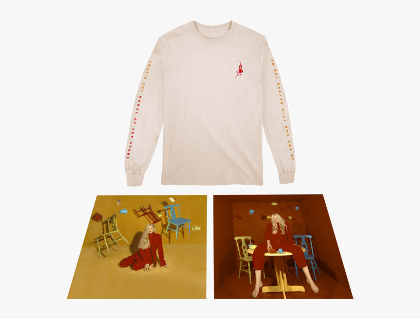 Long-sleeved T-shirt, HD Png Download