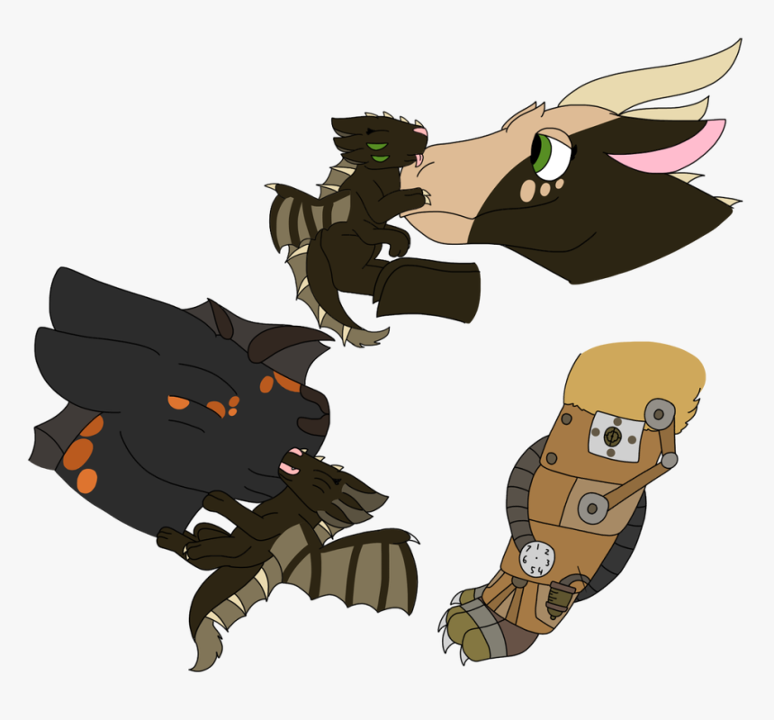 Baby Daria And Her Parents And A Robot Armed Ashanti - Cartoon, HD Png Download