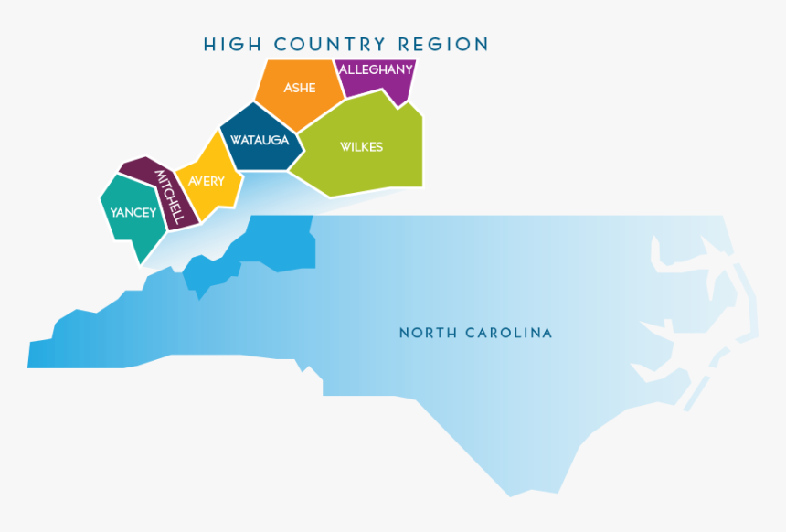 Alleghany, Ashe, Avery, Mitchell, Watauga, Wilkes, - Ashe Alleghany And Watauga, HD Png Download