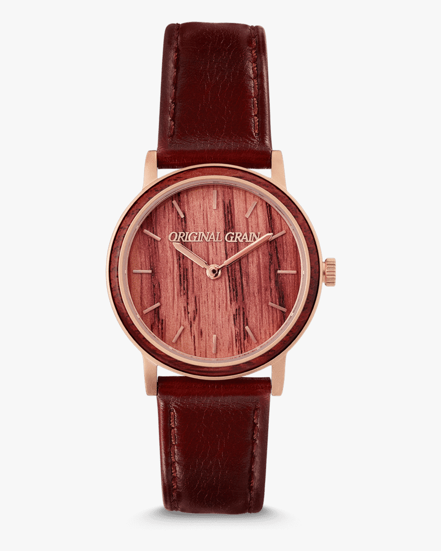 Vino Rosegold Oak Womens Avalon 34mm - Original Grain Women's Watches, HD Png Download