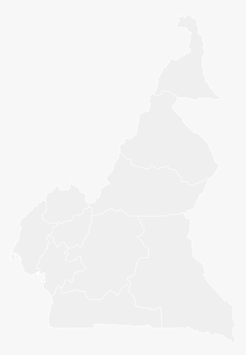 Printable Outline , Blank Cameroon Map - Catholic Youth Organization Of Nigeria, HD Png Download