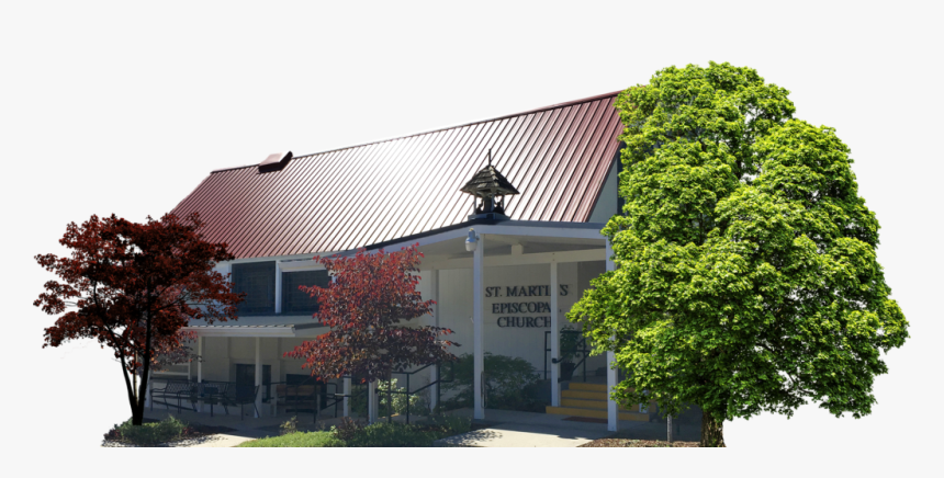 Church Front Cut Out-web - Roof, HD Png Download
