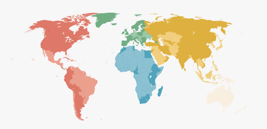 World Map Silhouette Png, Transparent Png