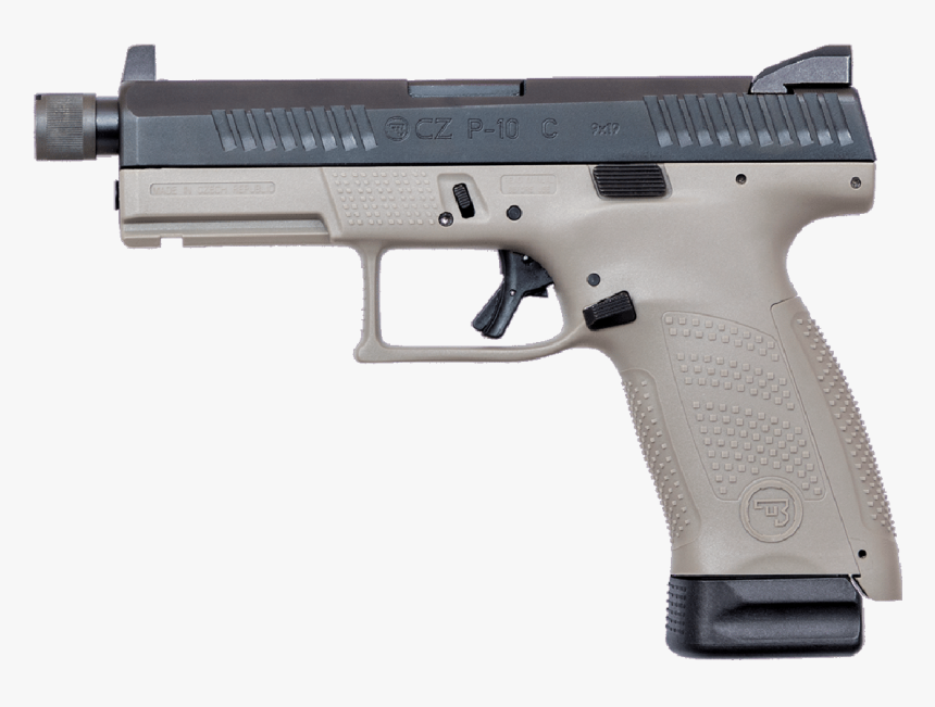 Cz P 10 C Semi Auto Pistol, 9mm Luger, - Cz P10 Threaded Barrel, HD Png Download