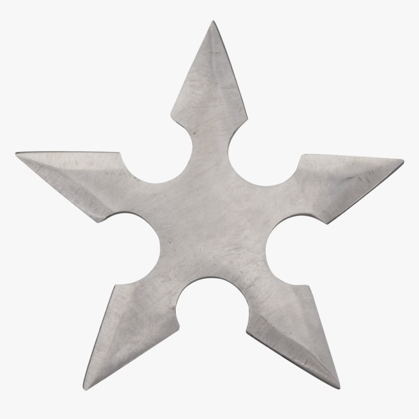 Ninja Star Black And White, HD Png Download