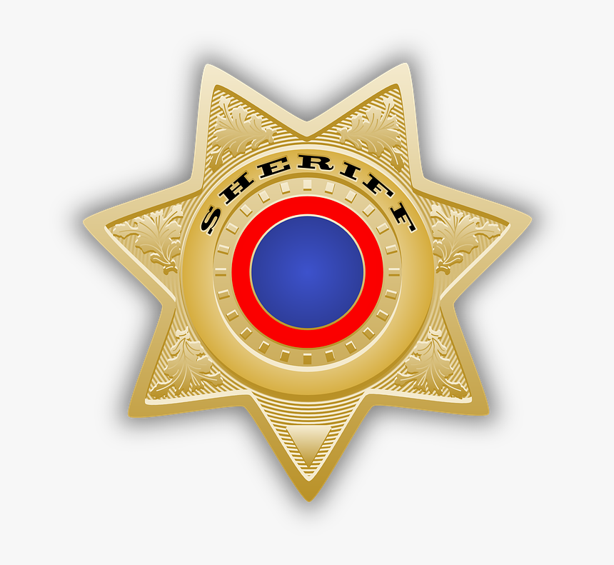 Sheriff S Star, Sheriff, Star, Chief, Law, Police - Police Star Badge Png, Transparent Png