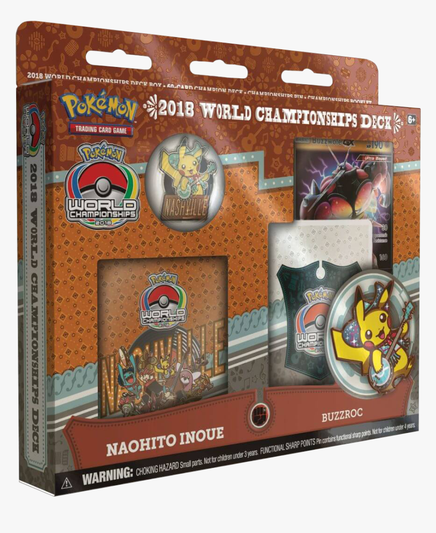 Naohito Inoue ‘buzzroc’ 2018 World Championships Deck - Championship Deck Pokemon 2018, HD Png Download
