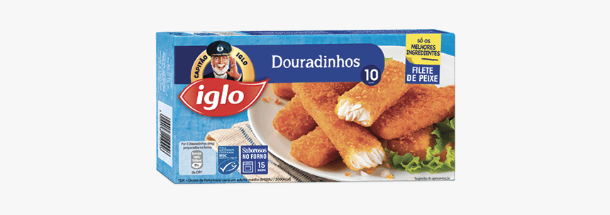 10 Douradinhos De Peixe - Iglo, HD Png Download