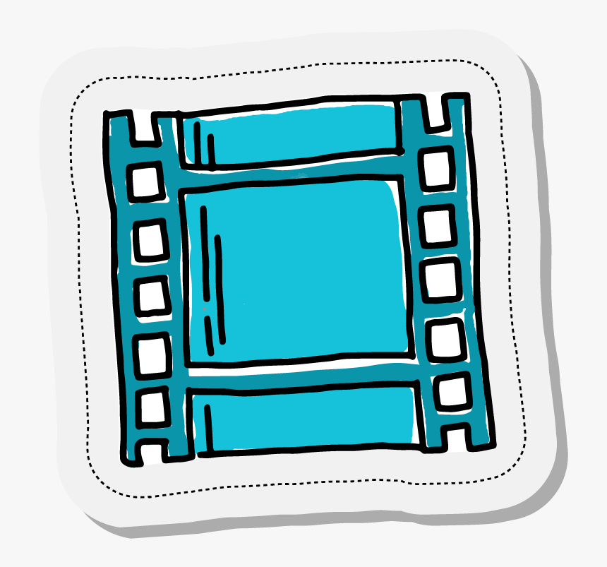 Gafas 3d Cine Estrella Musica Cine Rollo De Pelicula, HD Png Download