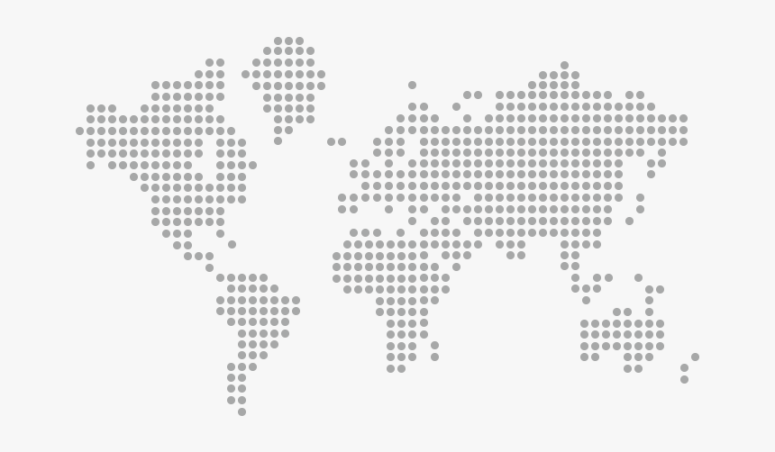 Dotted World Map Png, Transparent Png