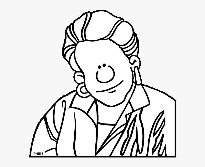United States Clip Art By Phillip Martin, Famous People - Maya Angelou Drawing, HD Png Download
