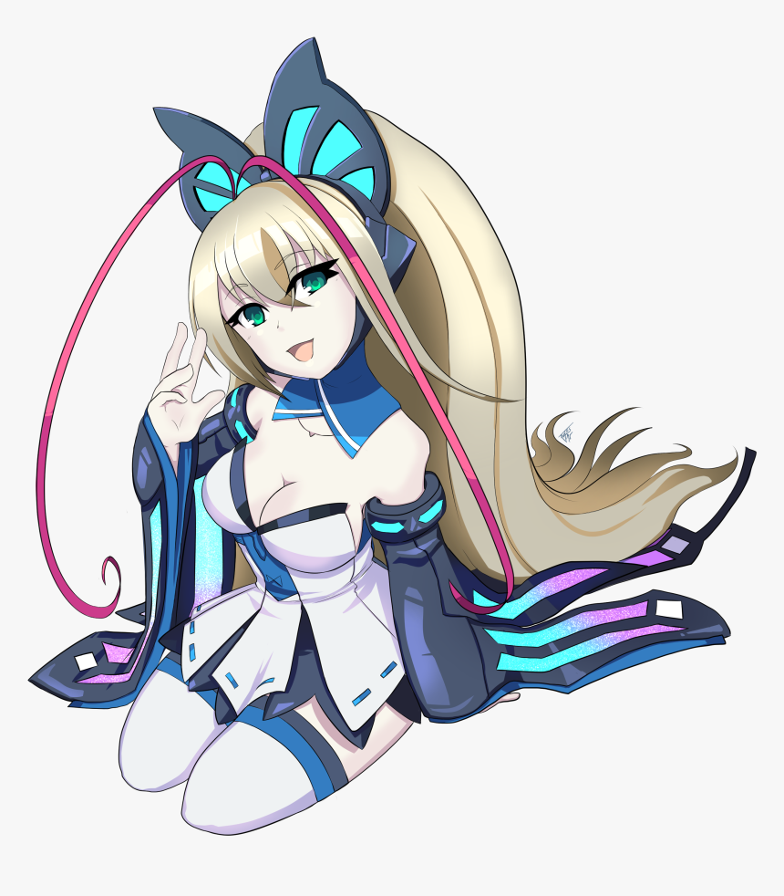 Azure Striker Gunvolt Lumen, HD Png Download