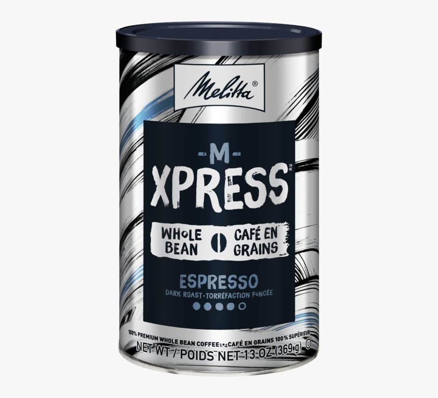 M-xpress 13 Oz/368g Whole Bean - Melita Xpress Ground Coffee, HD Png Download