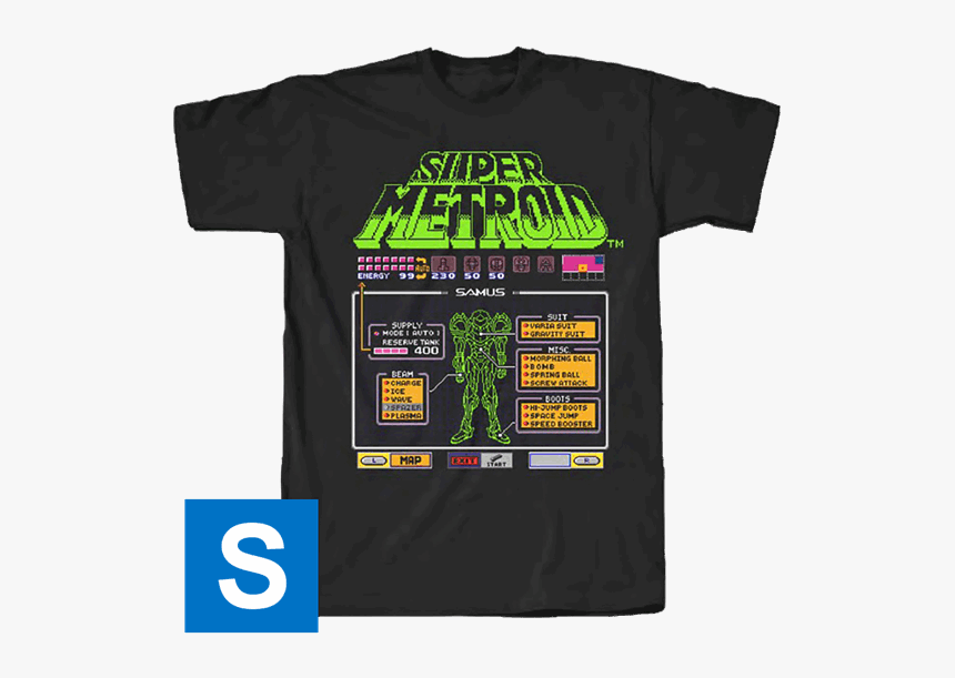 Super Metroid Samus T Shirt, HD Png Download