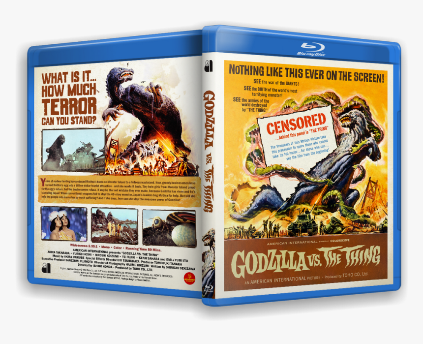 Blu Ray Godzilla 1954 Cover Custom, HD Png Download