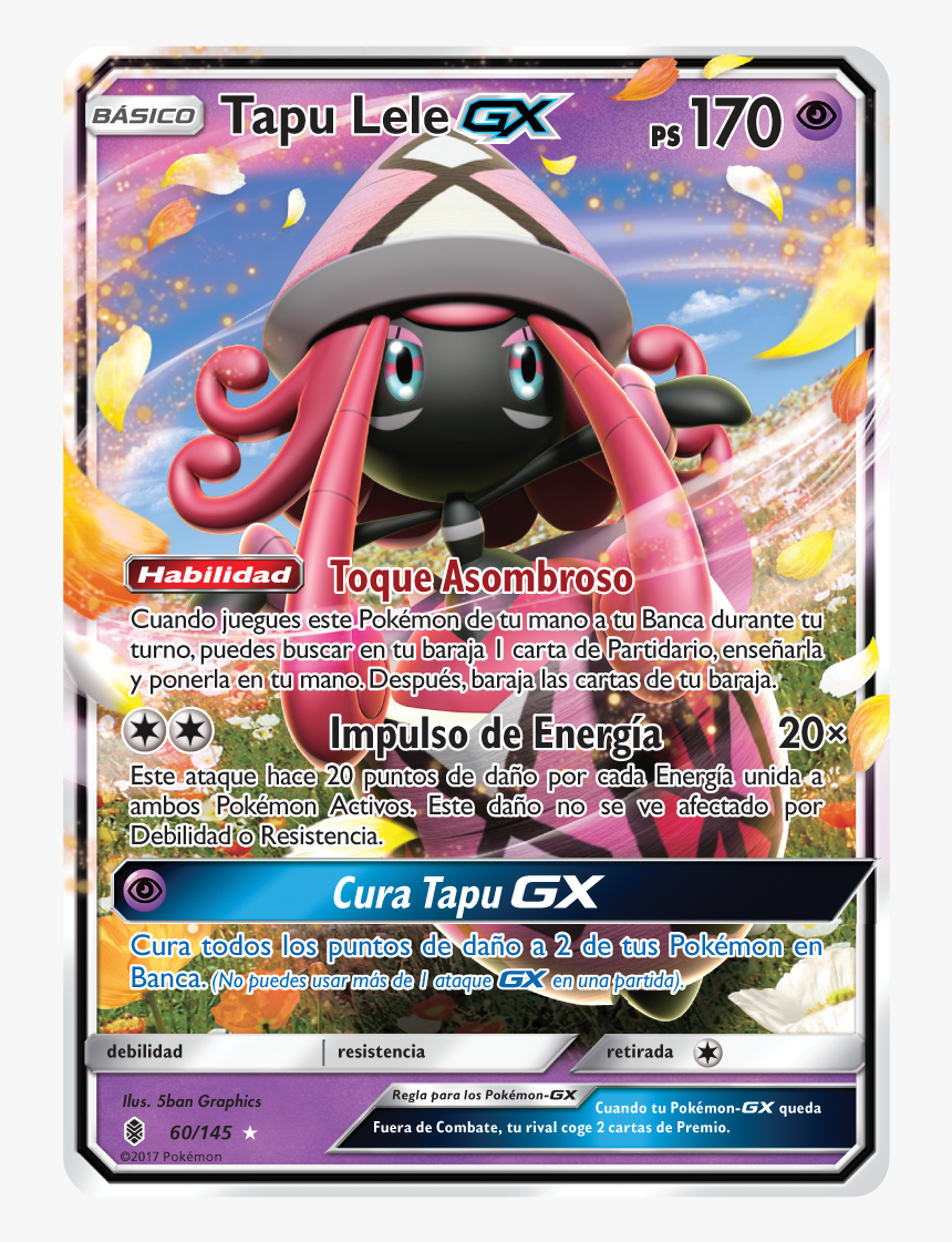 Pokemon Tcg Tapu Lele Gx, HD Png Download